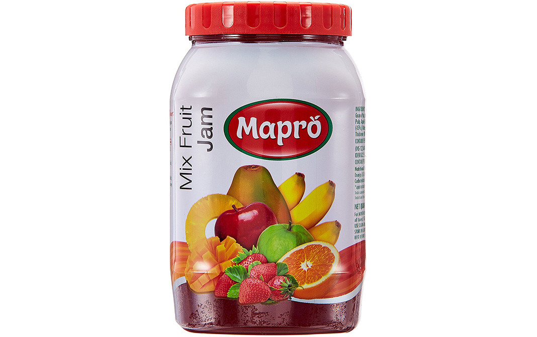 Mapro Mix fruit Jam Plastic Jar 1 kilogram Reviews Nutrition